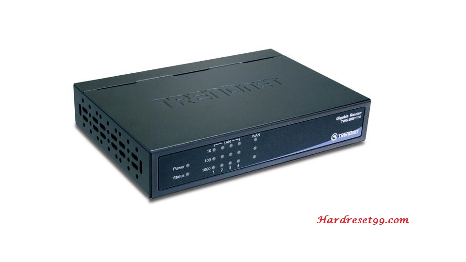 TRENDnet TWG-BRF114 Router - How to Reset to Factory Settings