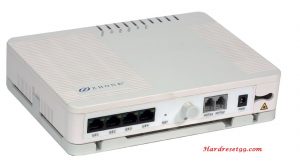 Zhone ZNID-GPON-2427A-EU Router - How to Reset to Factory Settings