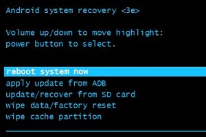 Hard reset - Reboot System now